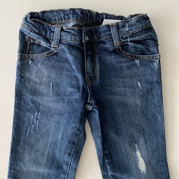 Armani Junior Girls Blue Jeans New - Picture 5 of 7
